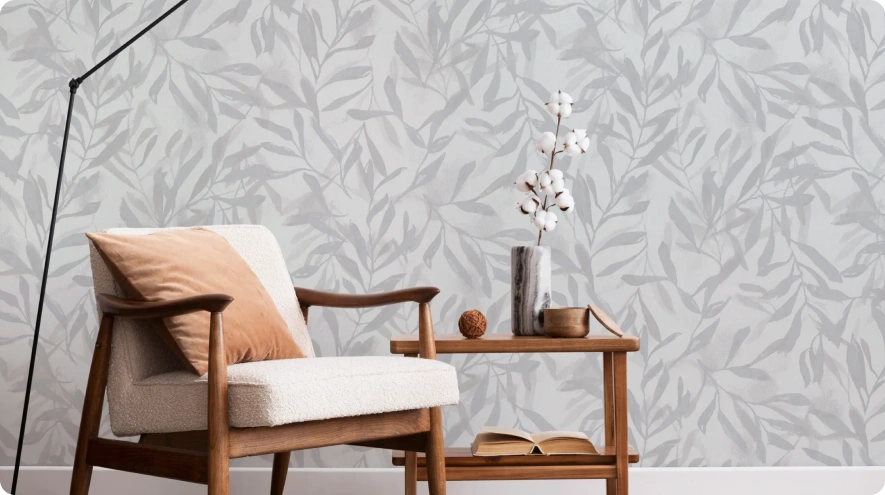 Grey simple leaf from marburg collection